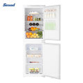 Double Doors Built-in Type Household Use Bottom Freezer Refrigerator